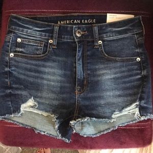American Eagle High-Rise Shortie shorts